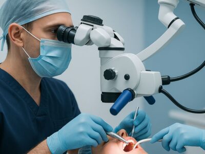 Chirurgia stomatologiczna pod mikroskopem